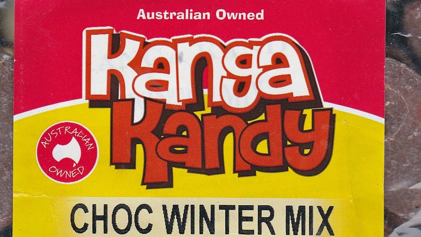 Kanga Kandy Choc Winter Mix in 400 gram packs contain almonds which are not listed on the label.