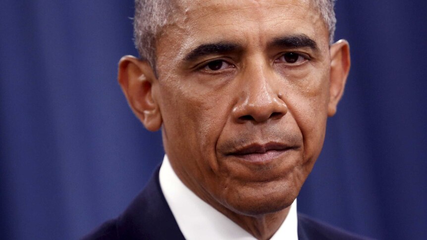 US president Barack Obama deliver speech on IS at Pentagon