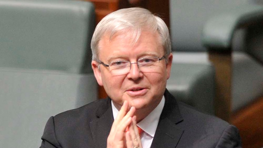 Kevin Rudd is still that man apart, an MP without institutional backing.