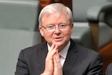 Kevin Rudd is still that man apart, an MP without institutional backing.