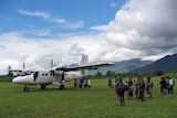 A DH6 dual-prop aircraft operated by Airlines PNG that transports trekkers to the Kokoda Track