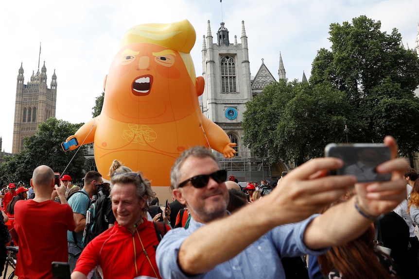 The "Trump Baby" balloon has become quite the spectacle in London.