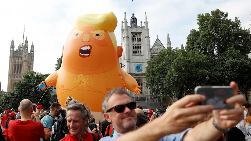 The "Trump Baby" balloon has become quite the spectacle in London.