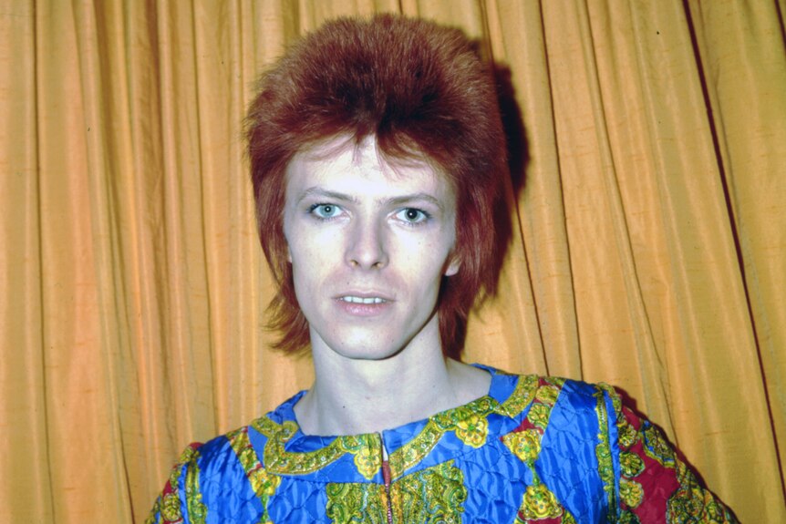 David Bowie as Ziggy Stardust. 