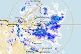 There has been heavy rain over parts of the Top End.