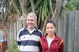 A supplied photo of Michael (left) and Symone Anstis, April 16 2009.
