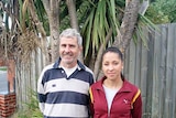 A supplied photo of Michael (left) and Symone Anstis, April 16 2009.