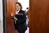 Queensland Deputy Premier Jackie Trad is seen leaving the Labor Caucus Meeting at Queensland Parliament House.