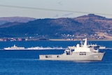 Warships in action during a recent large NATO exercise in Scandinavia