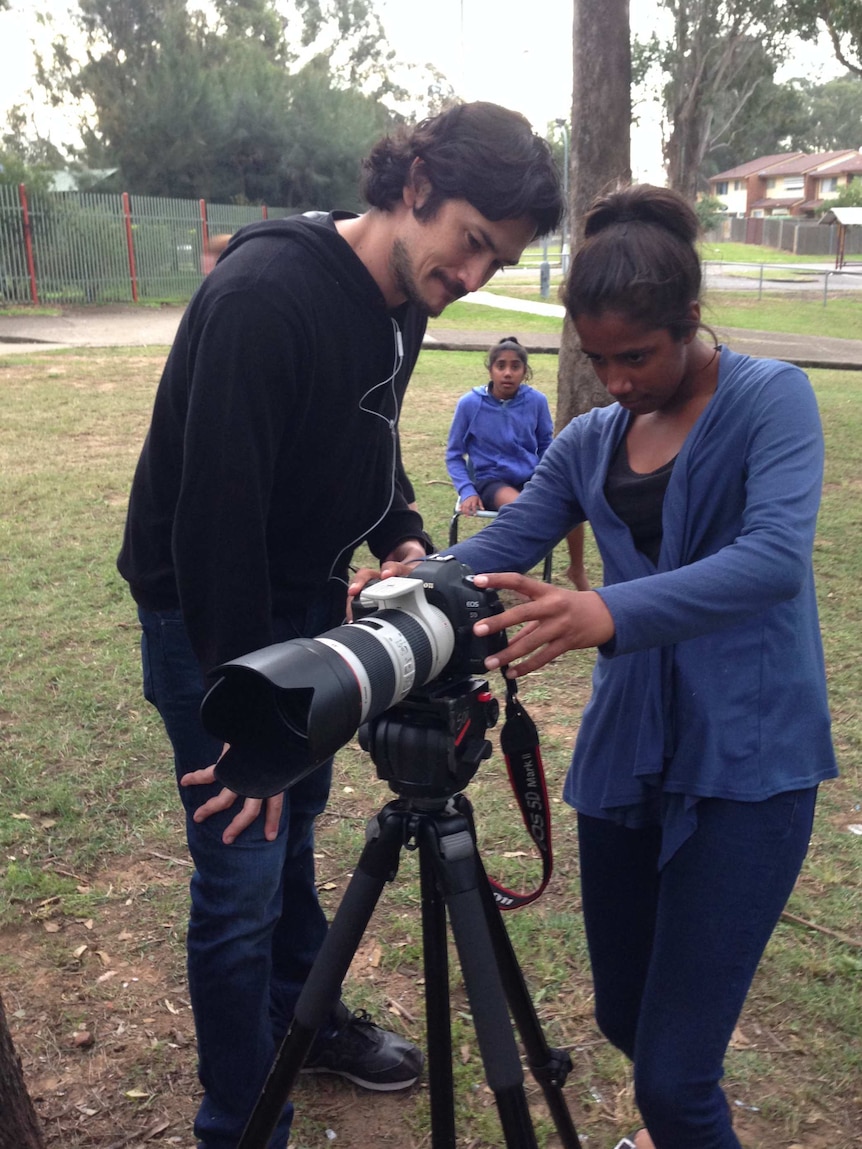 14-year-old Leonie Haines participating in the 'Casey is Missing' film program in Cranebrook