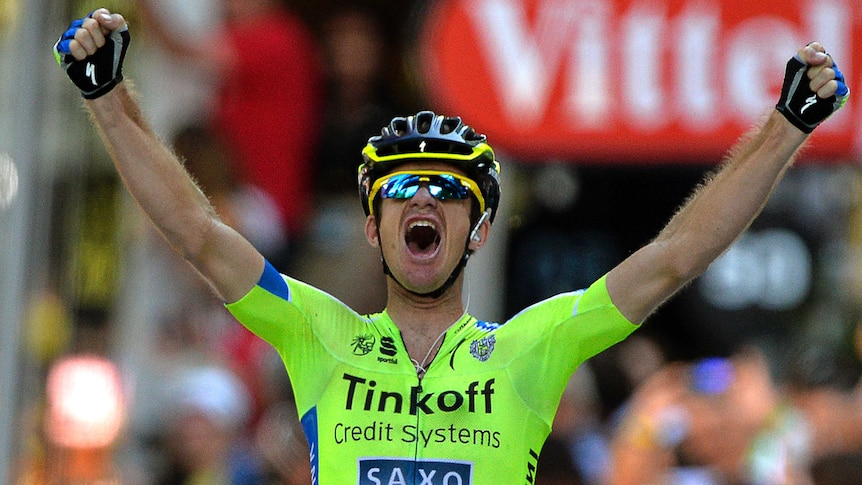 Michael Rogers wins Tour de France 16th stage