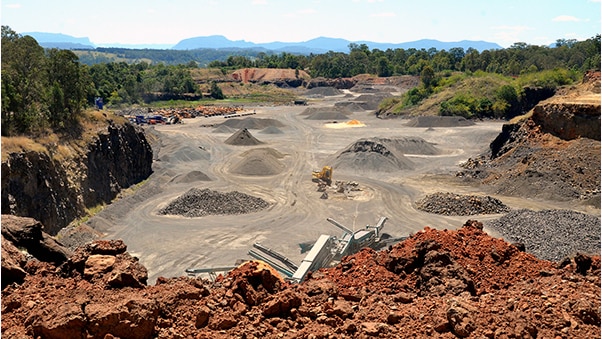Blakebrook quarry supplies aggregrate, roadbase, drainage rock and other materials to local markets