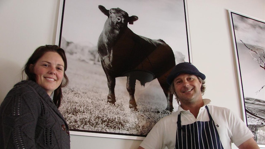No bull! Bakery owners Caroline and Will Jardine are proud of international photographers exhibitio