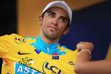 A spokesman for Alberto Contador says the cyclist feels he is being unfairly punished.