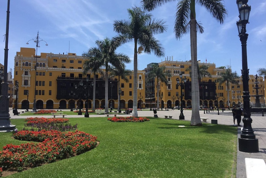 Central Plaza in Lima, Peru