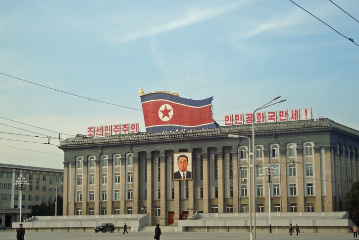 Main square in Pyongyang