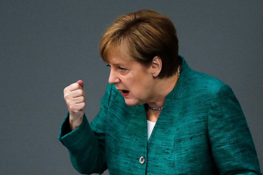 German Chancellor Angela Merkel