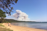 Emergency services have told residents in the path of the fire to enable their bushfire plans.