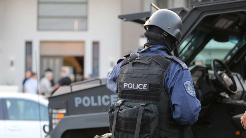 A joint counter-terror raid operation in Sydney's west