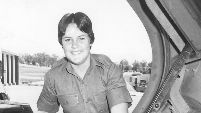 A photo of a woman identified only as Jennifer, who served in the Army.