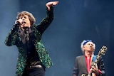 The Rolling Stones perform at Glastonbury.