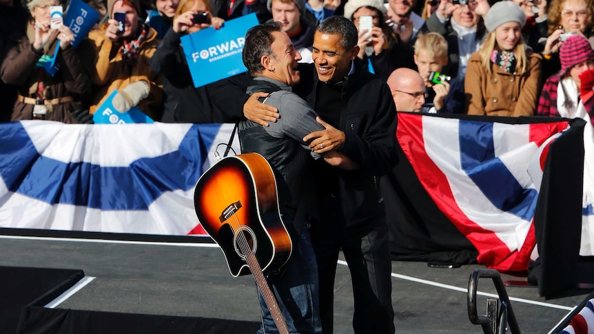 The Boss and Obama