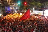 Red shirt protesters gather in Bangkok