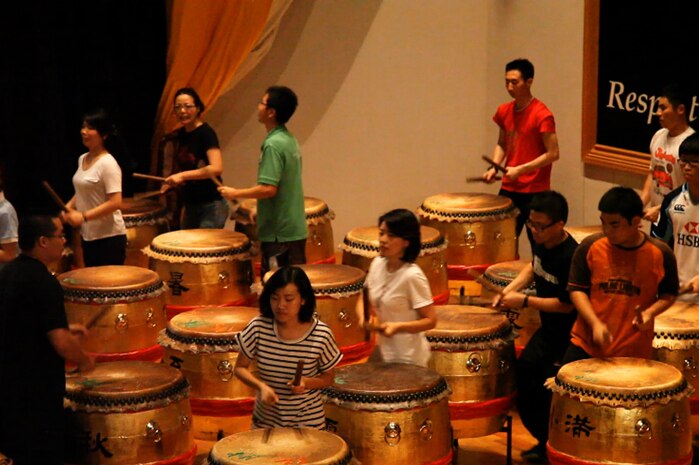 Drummers at Nan Tien Temple