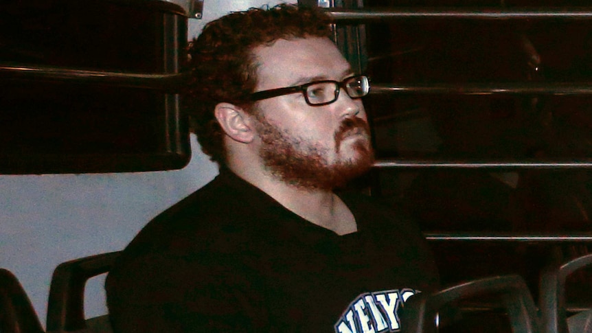 Rurik Jutting in Hong Kong prison van