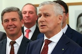 Michael McCormack addresses the media after being appointed leader of the Nationals party.