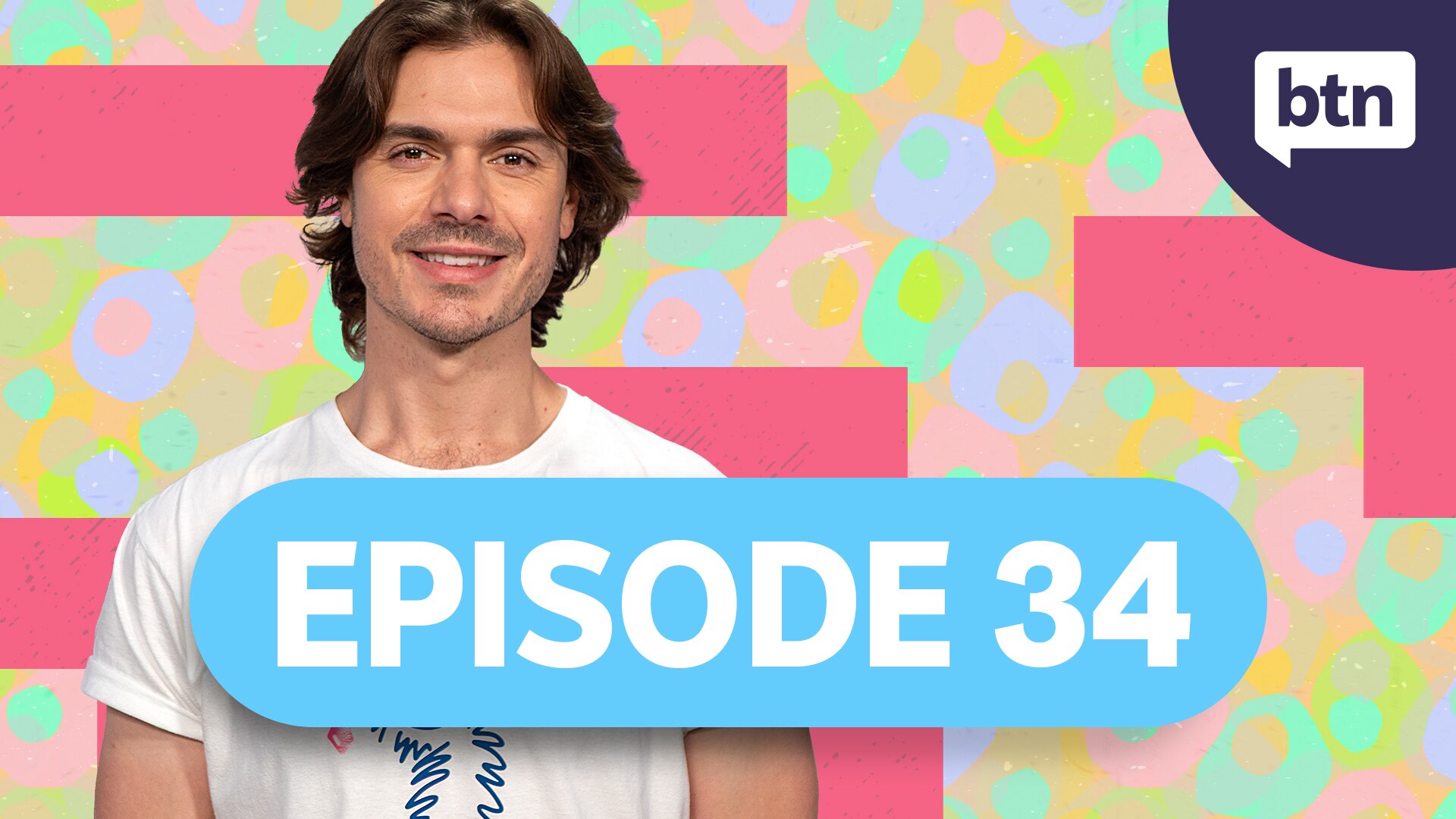 Jack smiles to camera. Episode 34.