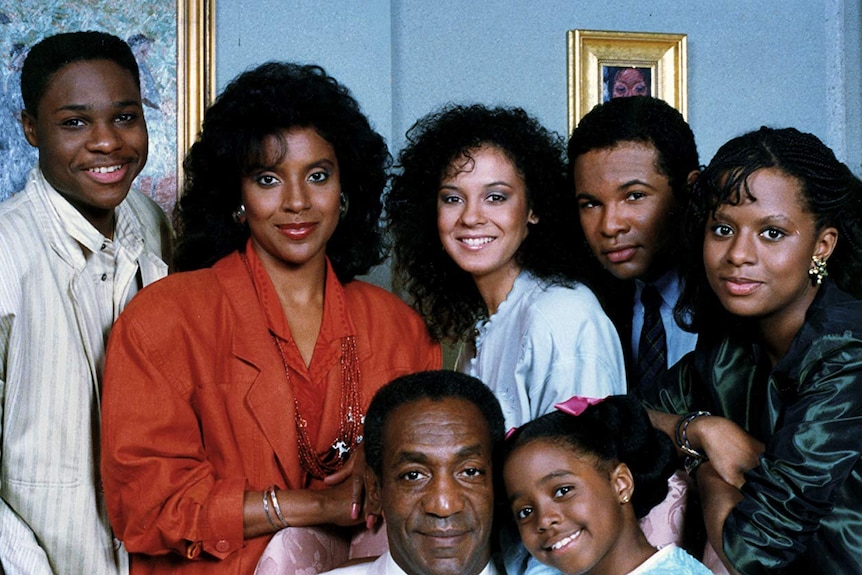 The Huxtable family in The Cosby Show