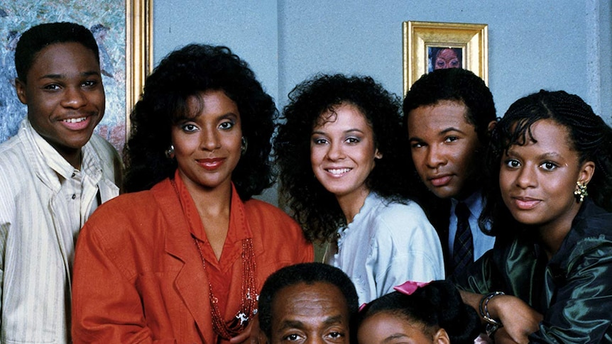 The Huxtable family in The Cosby Show