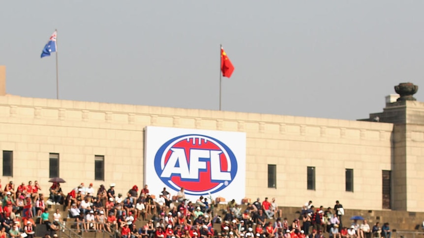 The match at the Jiang Wan Stadium was the first ever in China.