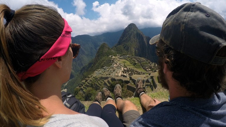 Hiking to Machu Picchu in Peru