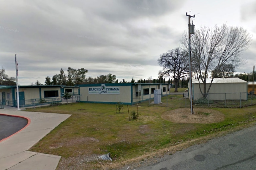 A streetview shows the tiny classroom of the rural Rancho Tehama school.