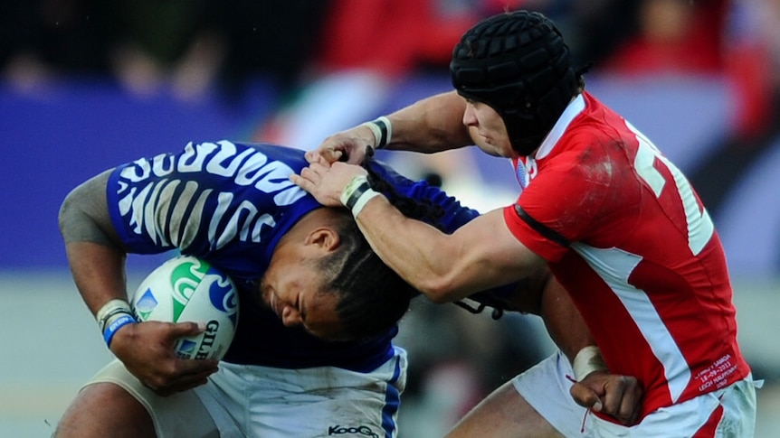 Wales finally posted a World Cup victory over Samoa on its third attempt.