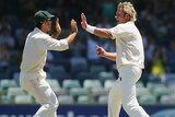 Kissed and made up: Shane Warne says his Twitter jibes have been blown out of proportion.