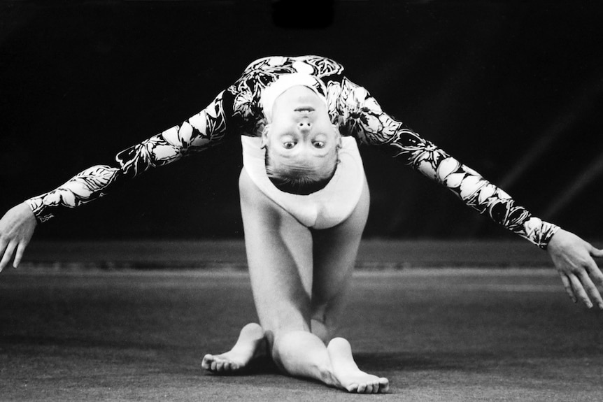 Julia Murcia as a young gymnast