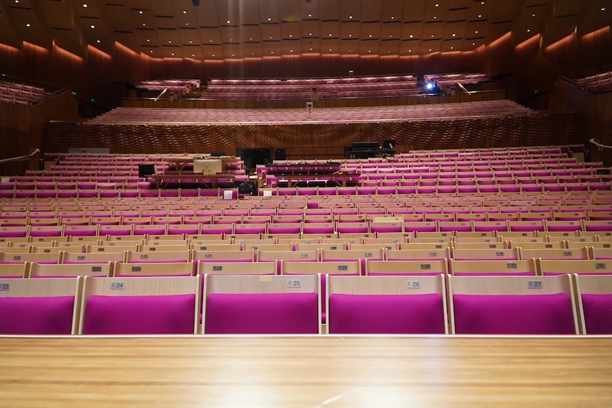 Seats inside the Sydney Opera House