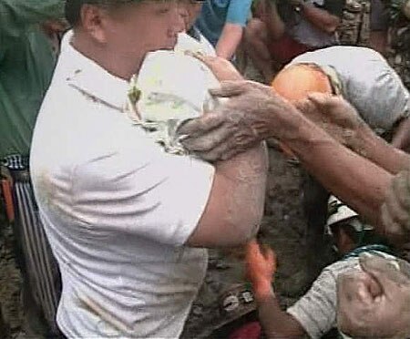 Landslide survivors rescued after 10 days - ABC News