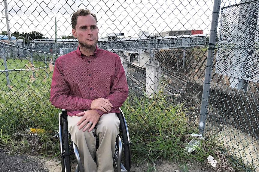 Disability advocate Geoff Trappett, speaking to the ABC in Brisbane in May 2017