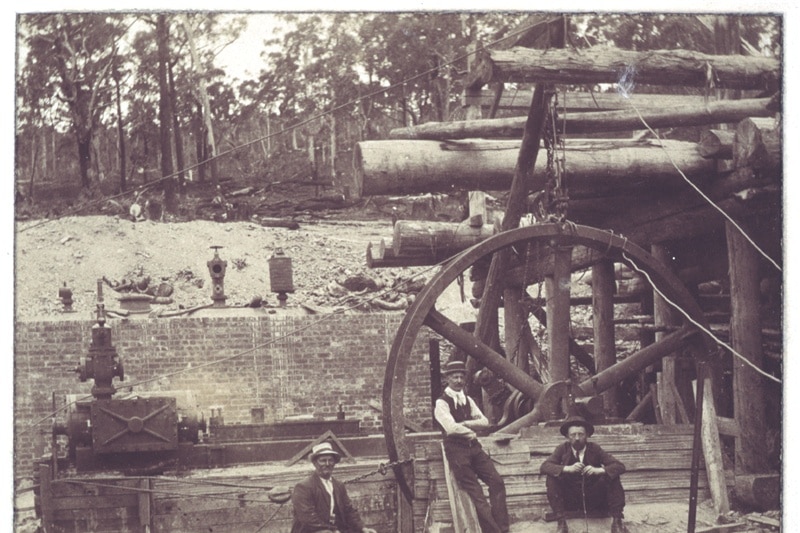 Wielangta big mill flywheel 1915