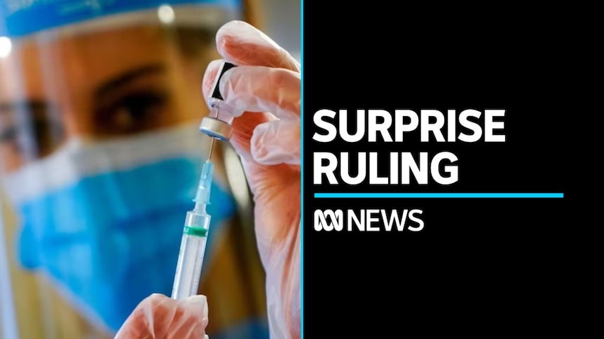 Surprise Ruling: Health worker uses syringe to draw vaccine from a vial