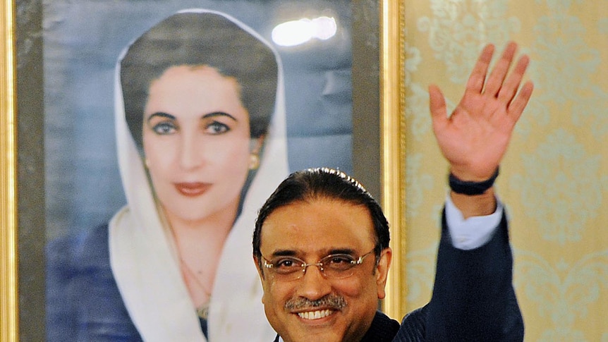 Pakistan's president Asif Ali Zardari