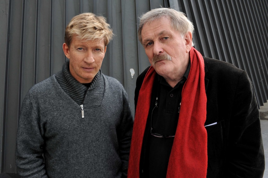 Paul Cox (right) with long-time collaborator David Wenham.