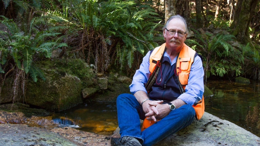 Tony Stonjek in forest near Derby