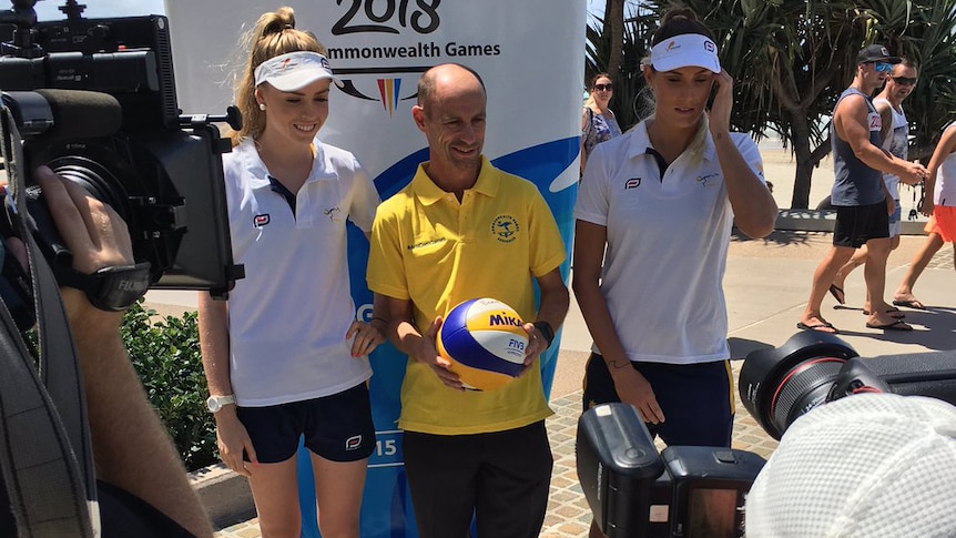 Steve Moneghetti (centre) announced as Chef de Mission of Australian team