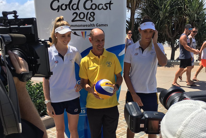 Steve Moneghetti (centre) announced as Chef de Mission of Australian team