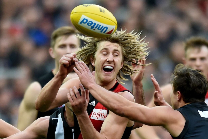 Dyson Heppell against Collingwood